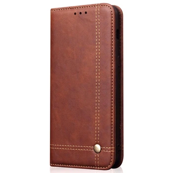 Шкіряний чохол книжка для Epik Xiaomi Redmi 7a Brown