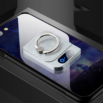 Кольцо держатель для телефона с зажигалкой ZK805, Silver