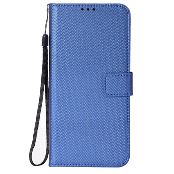 Чехол-книжка Fabric Texture для Motorola Moto E13 blue