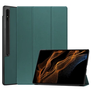 Чохол-книжка Custer Magnet Flip Cover для Samsung Tab S8 Ultra green