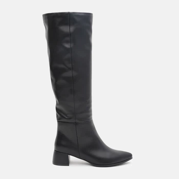 Жіночі чоботи шкіряні Ashoes 4070 37 24 см Чорні (AS2000000022598)