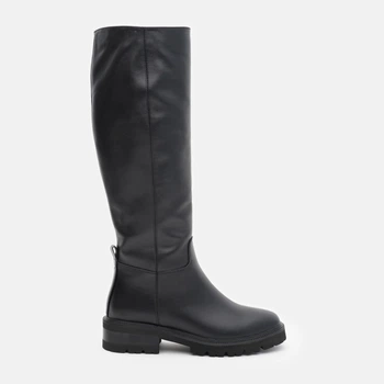 Жіночі зимові чоботи шкіряні Ashoes 2566 Е 41 26 см Чорні (AS2000000022819)