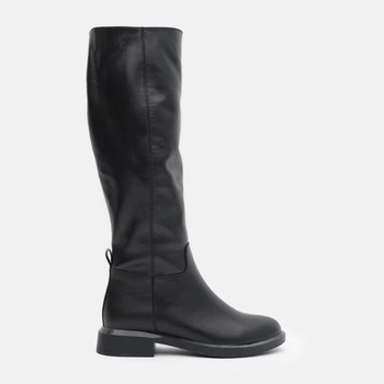 Жіночі зимові чоботи шкіряні Ashoes 2566 А 40 25.5 см Чорні (AS2000000022741)