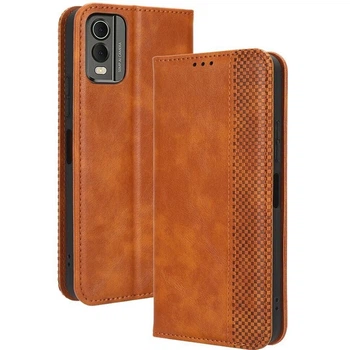 Чехол книжка Epik iFace Retro Leather для Nokia C32 кожа PU brown