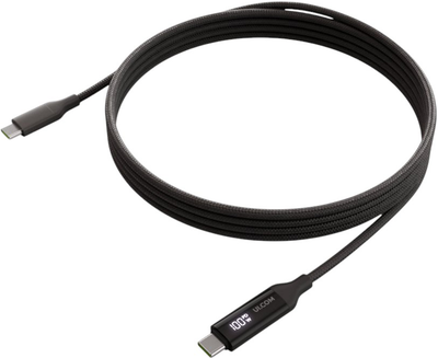 Kabel Ubiquiti USB-C with Charge Display 2 m Black (UACC-CABLE-USB-100W-2M-BK)