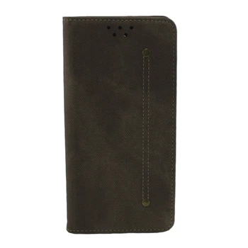 Шкіряний чохол-книжка C-KU Stitched для Xiaomi Redmi 7A brown