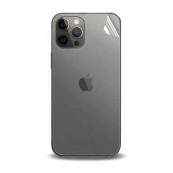 Бронированная гидрогелевая пленка Hydrogel Film для Apple iPhone 12 Pro Max на заднюю панель, Transparent