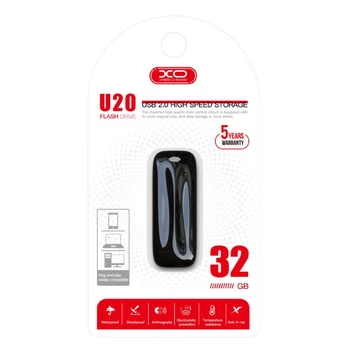 USB флешка XO U20 32GB USB 2.0 Black