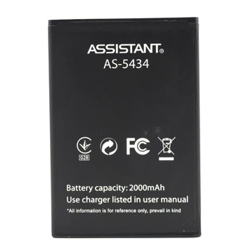 Аккумулятор AS-5434 для Assistant AS-5434 Club , 2000 mAh