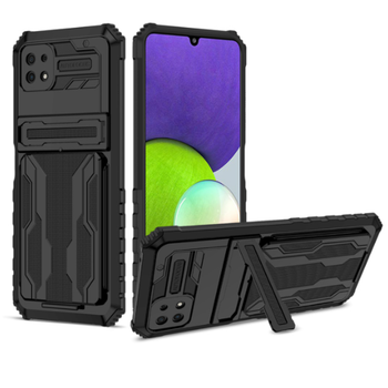 Чехол-накладка Armor Case with Card Slot для Samsung Galaxy A22 5G Чёрный
