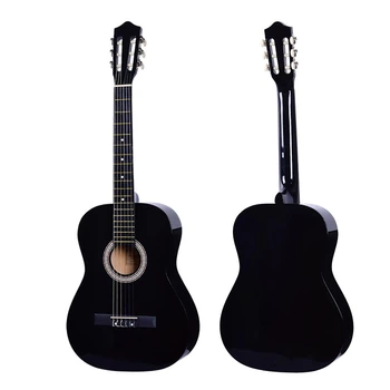 Гитара классическая 4/4 Olive Tree CG-39 BK, черная, с усиленным грифом