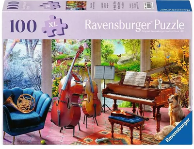Puzzle Ravensburger Muzyka 100 elementów 12001366 (4005555013662)