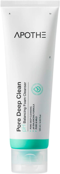 Пінка для вмивання обличчя Apothe Pore Deep Clean pH Balancing 120 мл (8809859160109)