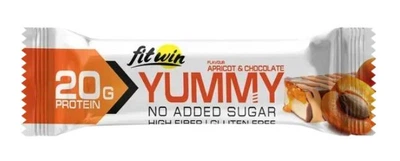 Протеїновий батончик FitWin Yummy Bar 55 г Абрикос - Шоколад