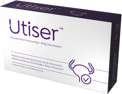 Suplement diety Valentis Utiser na pęcherz i drogi moczowe 30 tabletek (7640153062659)