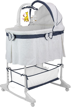 Дитяче ліжечко Milly Mally Sweet Melody Simple Grey (5901761123128)