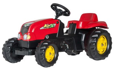 Трактор на педалях Rolly Toys Rolly Kid з причепом Червоний (4006485012121)