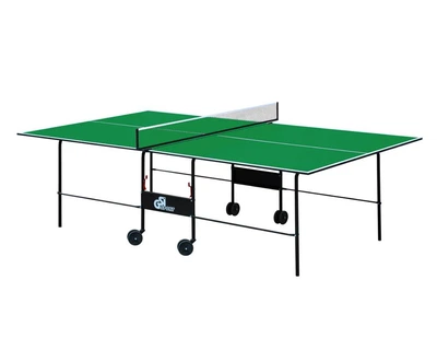 Стол для настольного тенниса GSI-sport Athletic Light складной для помещений 16 мм, Зеленый