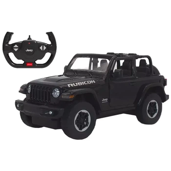 Машинка Rastar Jeep Wrangler Rubicon 1:14 на радиоуправлении черный (454.00.29)