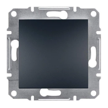 Вимикач Schneider-Electric Asfora Plus 1-клавішний антрацит