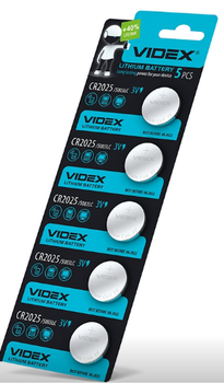 Батарейка VIDEX CR2025 1 шт