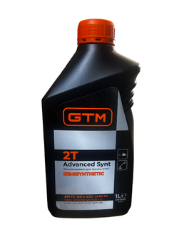 Мастило для двотактного двигуна GTM Advanced Synt 2T 1 л