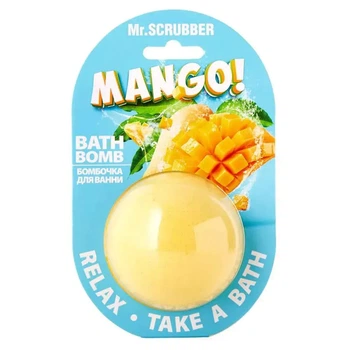 Бомбочка для ванной Mango Mr.SCRUBBER 200г