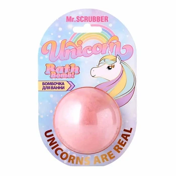 Бомбочка для ванной Unicorn Mr.SCRUBBER 200г