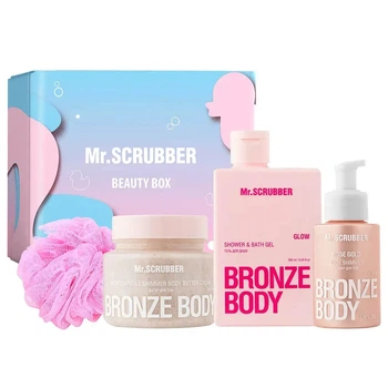 Подарочный набор GOLD & GLOW SET Mr.SCRUBBER