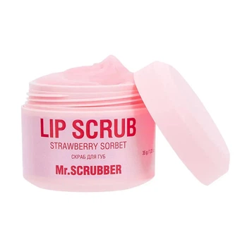 Cкраб для губ Lip Scrub Strawberry Sorbet с ароматом клубничного сорбета Mr.SCRUBBER 35г