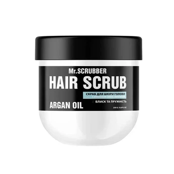 Скраб для шкіри голови і волосся Hair Scrub Argan Oil Mr.SCRUBBER 250мл