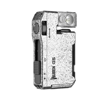 Ліхтар EDC Wuben G5 Ice Crack (400 Люмен, 82 метри, 450мАг, RGB, Type-C, Магніт) Сирі