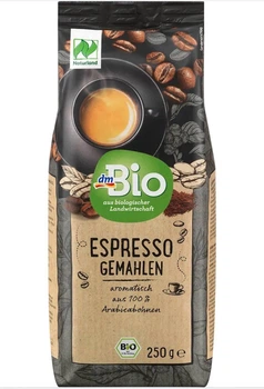 Кава мелена еспресо dmBio Espresso Gemahlen 250 г