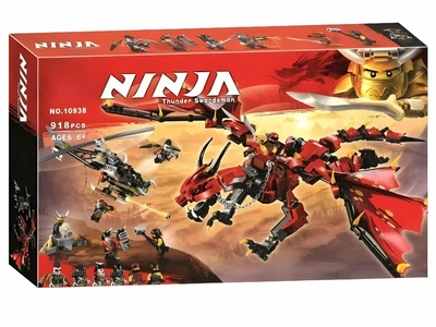 Конструктор Ninja 10938 "Первый Страж" (918 деталей, 6 минифигурок)