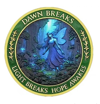 Сувенірна пам'ятна монета Світанок (Фея). Dawn breaks fairy