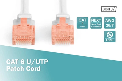 Патч-корд Assmann CAT6 U/UTP 25M DK-1617-250 Gray