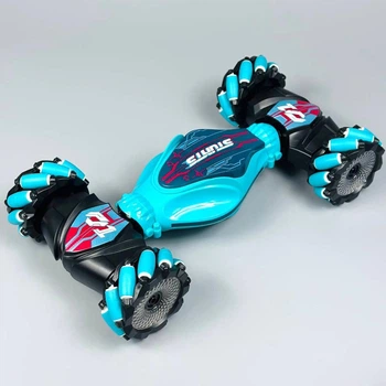 Машинка на радіоуправлінні Stunt Car 108AB Light and Sound (27,5см) Блакитна