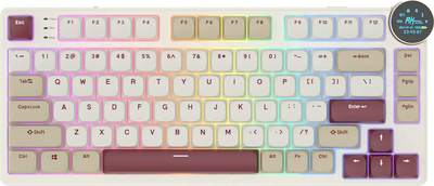 Клавіатура бездротова RK ROYAL KLUDGE N80 RGB Red Switch Rosy Clouds (RK-N80-ROSYCLD-REDSW-US)