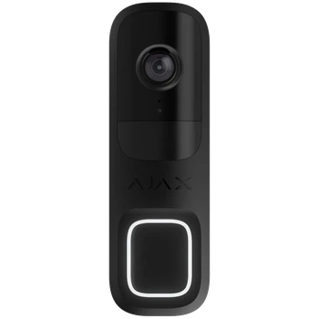 Відеодзвінок Ajax Doorbell black RAL 9005