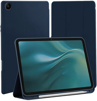 Etui z klapką Etteri do Samsung Galaxy Tab A9 8.7" Dark Blue (5907504541556)