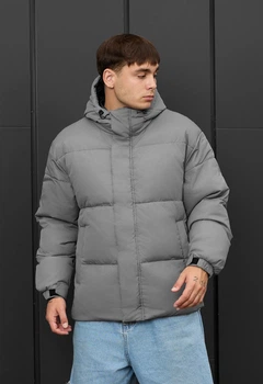 Зимова Куртка Чоловіча Стаф Зайн Сіра Оверсайз Staff Zyne Gray Oversize S (365872)