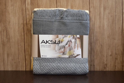 Хлопковый плед Aksu 180×220 см Montant Sari