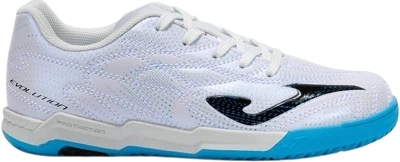 Футзалки (бампы) детские Joma EVOLUTION бело-голубые 37 EVJW2532IN