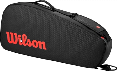 Сумка для тенісу Wilson CLASH V3 SUPER TOUR 3 чорно-червона WR8038001001