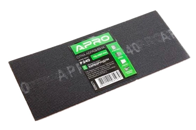 Сітка абразивна Apro 115 x 280 мм x Р240 PRO (5 шт.) (828071)