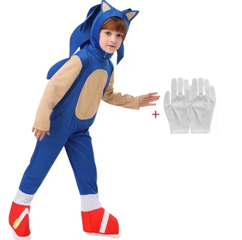 Детский костюм Sonic для праздника, размер S