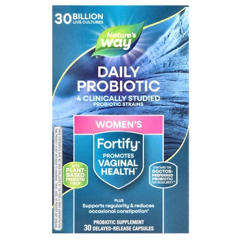 Ежедневный пробиотик с пребиотиком для женщин Nature's Way (Fortify Daily probiotic Women`s) 30 млрд КОЕ 30 капсул