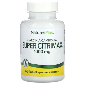 Гарцинія камбоджійська Natures Plus (Super Citrimax) 1000 мг 60 таблеток