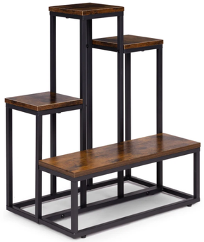 Підставка для квітів у горщиках ModernHome by Multistore ME-ATS19 4 полиці у стилі Лофт (5905817007745)
