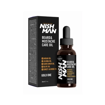 Олія для вуса та бороди Nishman Beard & Moustache Care Oil Gold One 30 мл